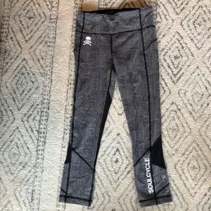Lululemon SoulCycle mesh back leggings
